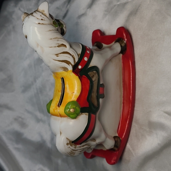 3 for$20💥- Children's Ceramic Rocking Horse Piggy Bank - Picture 2 of 6